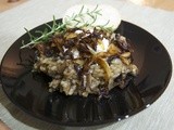 Day 304 - Baked Mushroom Risotto with Caramelized Onions