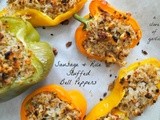 Sausage & Rice Stuffed Peppers