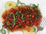 Crispy Tilapia with Spicy Thai Basil Sauce