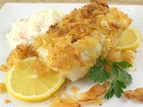 Potato Chip Crusted Salt and Vinegar Baked Cod #FoodieExtravaganza