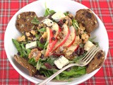 Salad with Cranberry, Pear, Walnuts & Gorgonzola for #CranberryWeek