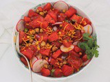 Watermelon Chaat Salad #Improv Cooking