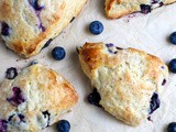 Homemade Blueberry Scones with Buttermilk