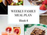 Weekly Family Meal Plan Week 4