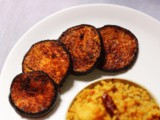 Begun Bhaja | Bengali Pan-fried Brinjals