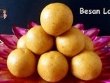 Besan Ladoos without Sugar / Besan Laddu: Diwali Special Recipe Series