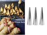 Unboxing and Review of Cream Roll Cones / Cream Horn Molds eurica