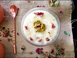 Vegan Rose-Rice Pudding in Instant Pot