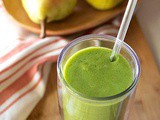 Ginger pear green smoothie