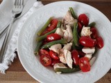 Tomato-green bean salad with shallot dressing: two recipes