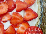 Chocolate Cheesecake Strawberry Tart