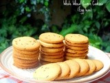 Whole Wheat Cumin Cookies - Jeera Biscuits | Egg less baking