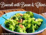Broccoli with Bacon & Chives