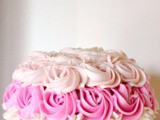 Buttercream Roses Vanilla Cake #FoodnFlix
