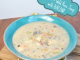 Chicken Wild Rice Soup...with Bacon