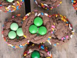 Chocolate Mint Rainbow Shamrock Cookies #FilltheCookieJar