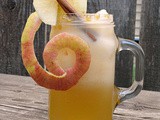 Cold Apple Cider with Caramel Infused Rum #appleweek