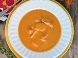 Creamy Pumpkin Fiesta Chicken Soup #pumpkinweek