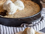 Double Chocolate Chip Skillet Cookie