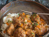 Little Meatballs with Parmesan Garlic Rice