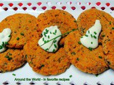 Sweet Potato Cakes with Chives