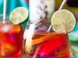 Cherry Coconut Key Lime Fizz Cocktail #SunsOutRumsOut