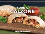 Savory Herb and Cheese Scone Calzones with Sausage, Veggies & Cheese on the KitchenAid blog