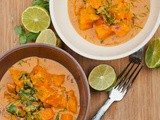 Vegan Butternut Squash and Spinach Coconut Curry {Gluten-Free}