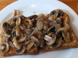 Garlic Mushrooms on Toast