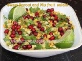 Sweet  sprout and mix fruit salad