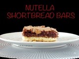 Nutella Shortbread Bars #SundaySupper