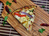 Cauliflower Crust Chicken Pizza - No Flour, No Grain Pizza Crust