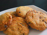 Egg less Choco chip Cookies with Whole wheat flour