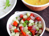 Kachumber Salad Recipe | Indian Cucumber Onion Tomato Salad