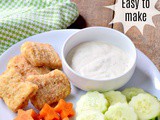 Chicken Nuggets with Fun Veggies | Easy After School Snacking