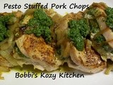 Pesto Stuffed Pork Chops