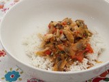Thai Curry with Chicken, Mushrooms and Red Pepper