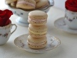 Earl Grey Macarons with Honey & Rosewater Buttercream