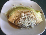 Recipe: Cabbage Wedge with Blue Cheese and Miso Dressing