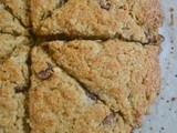Peanut Butter Oatmeal Chocolate Chip Scones