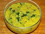 Red Lentil Dal with Spinach