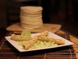 Turkey Taquitos with Creamy Chipotle Lime Sauce