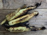 Barbecued Sweetcorn with Burnt Lime & Sea Salt