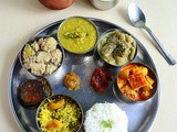 Bengali Lunch Menu Recipe – Vegetarian Thali List