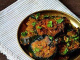 Brinjal Fry Recipe/Eggplant Roast For Rice
