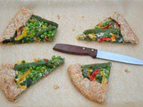 Green Vegetable Galette with Flaky Pastry