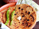 Paneer Paratha Recipe (with video)