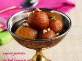 Sweet potato gulab jamun | Vegan gulab jamun recipe