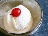 Vanilla ice cream recipe with eggless custard base| how to make vanilla ice cream recipe