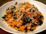 Orzotto with Braised Kale and Butternut Squash